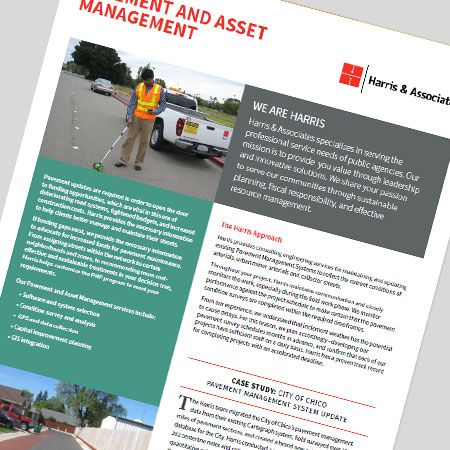 Pavement and Asset Management Brochure