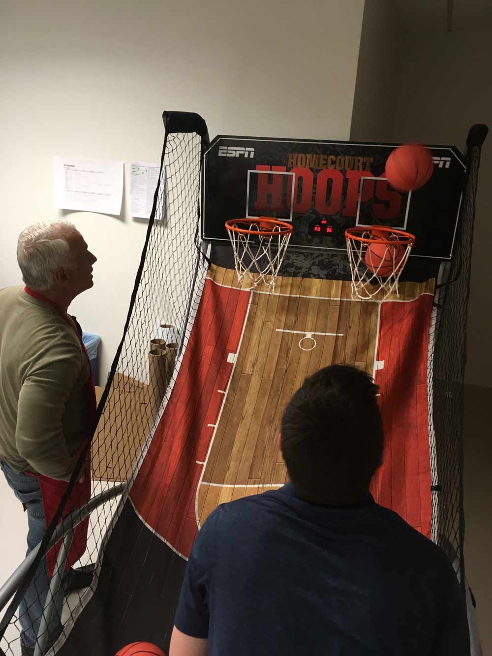 An intense game of basketball for March Madness has been known to break out.