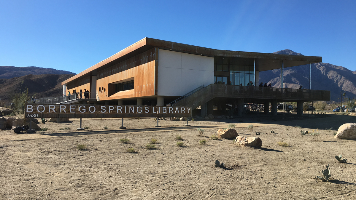 Borrego Springs Library, Sherriff's Office, and Park