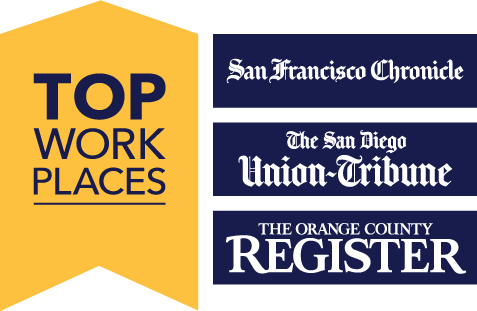 Harris & Associates consistently earns Top Workplaces designations from news outlets across California!